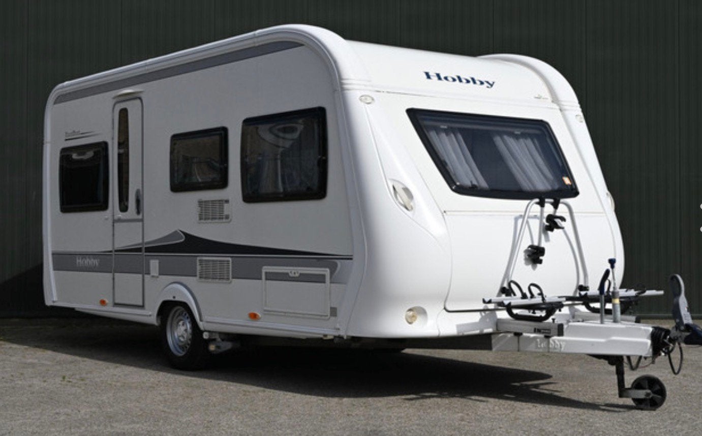 Te koop zeer goed onderhouden Hobby 455 UF Excellent, Caravans en Kamperen, Caravans, Rondzit, Hobby, Kachel, Dwarsbed