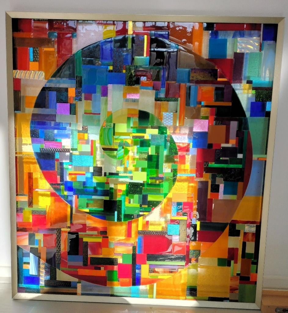 tk glas object spiraal van fibonnaci, Ophalen