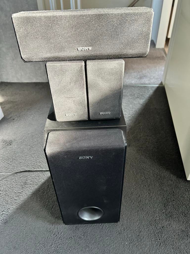 Sony Surroundset met Subwoofer en Center Speaker, Audio, Tv en Foto, Luidsprekers, Ophalen, Gebruikt, Complete surroundset, Sony