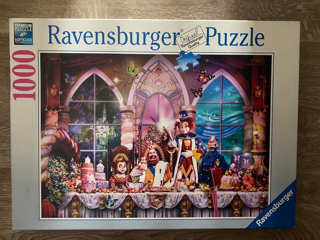 Ravensburger Efteling puzzel Symbolica 1000st, Hobby en Vrije tijd, Denksport en Puzzels, Zo goed als nieuw, Legpuzzel, 500 t/m 1500 stukjes