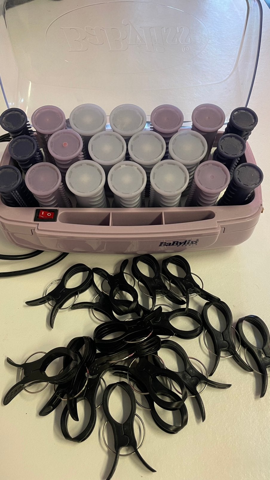 BaByliss Paris Verwarmde Krulset - Zo goed als nieuw, Ophalen of Verzenden, Zo goed als nieuw, Krultang of Stijltang