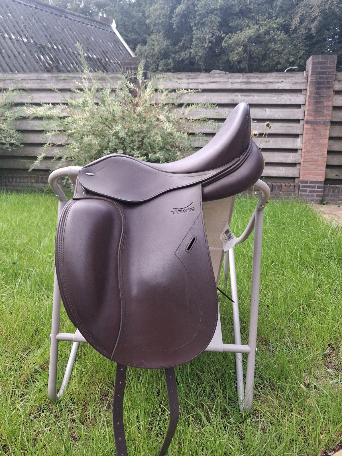 Tekna dressuurzadel 17,5inch bruin, Ophalen of Verzenden