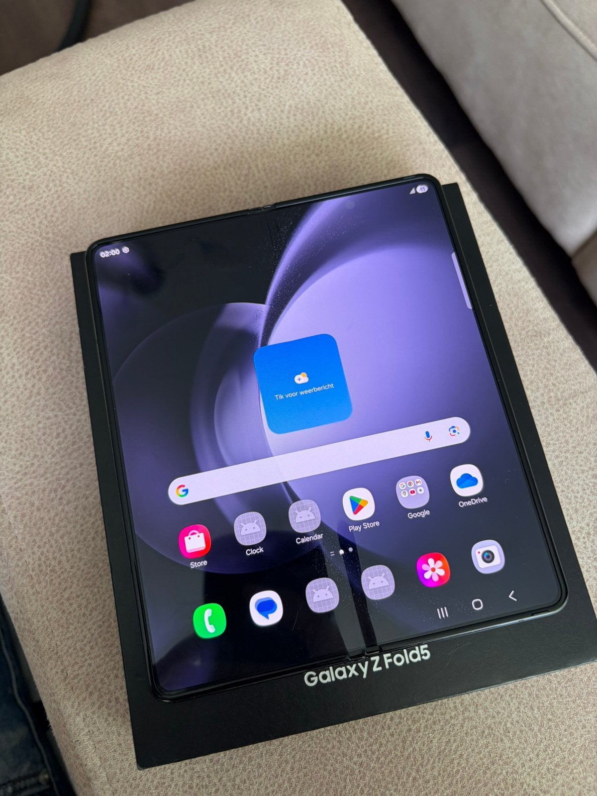 Samsung Galaxy Z Fold5 512GB Phantom Black | Wifi defect, Telecommunicatie, Mobiele telefoons | Samsung, Zwart, Touchscreen, Zo goed als nieuw