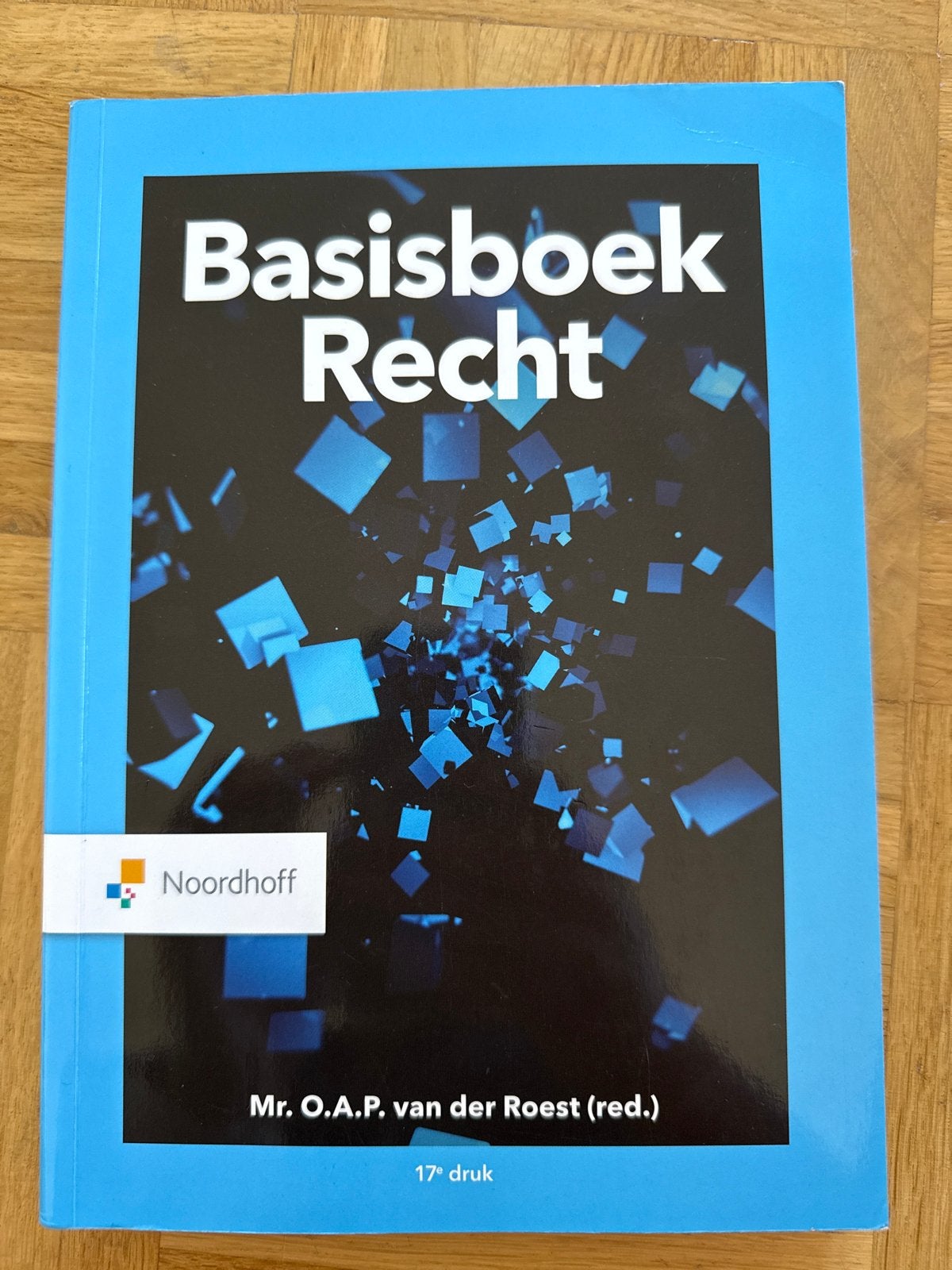 Basisboek Recht - 17e druk - Mr. O.A.P. van der Roest, Boeken, Ophalen of Verzenden, Gamma, Zo goed als nieuw, HBO