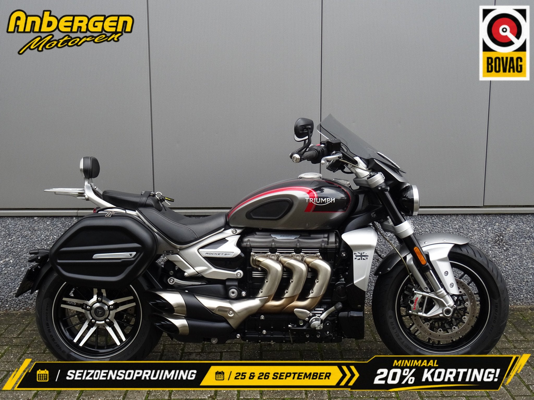 Triumph ROCKET 3 GT (bj 2020), 2500 cc, Toermotor, Gebruikt, Bedrijf