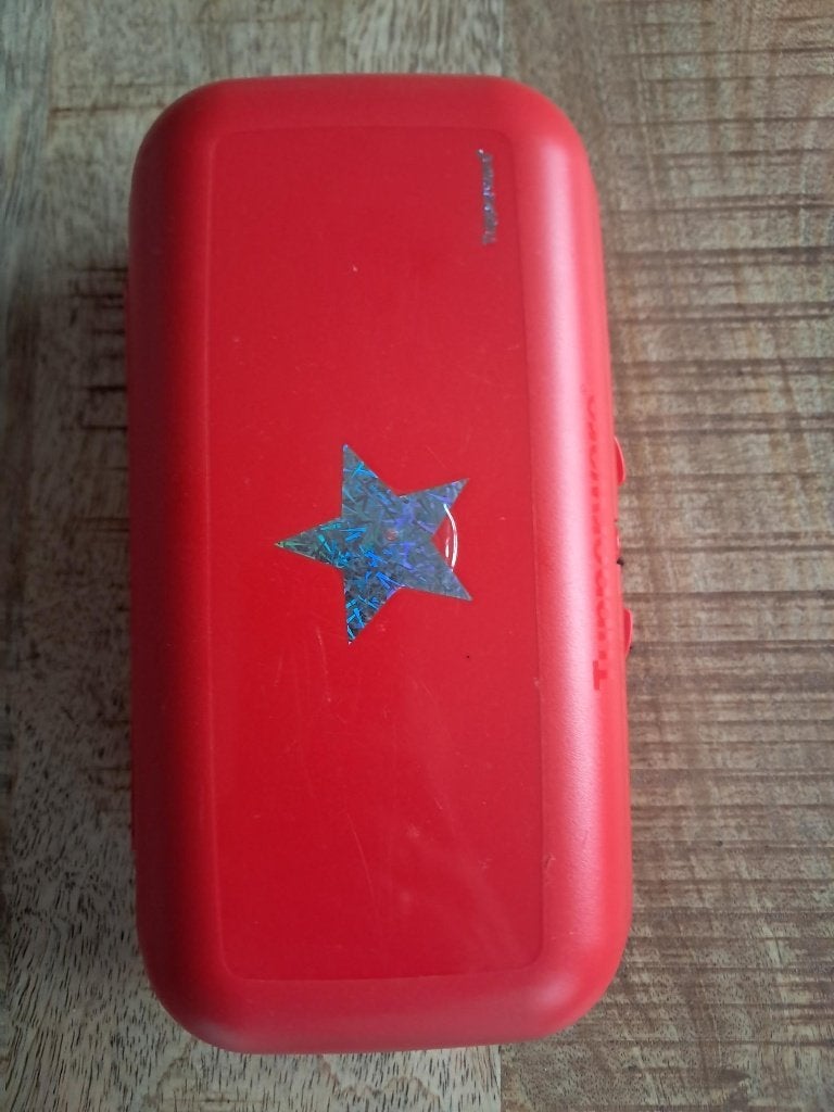 Tupperware Eco Lunchdoos Smartclip 22,5 x 12,3 x 6,8 cm, Ophalen of Verzenden, Zo goed als nieuw, Rood, Bus of Trommel