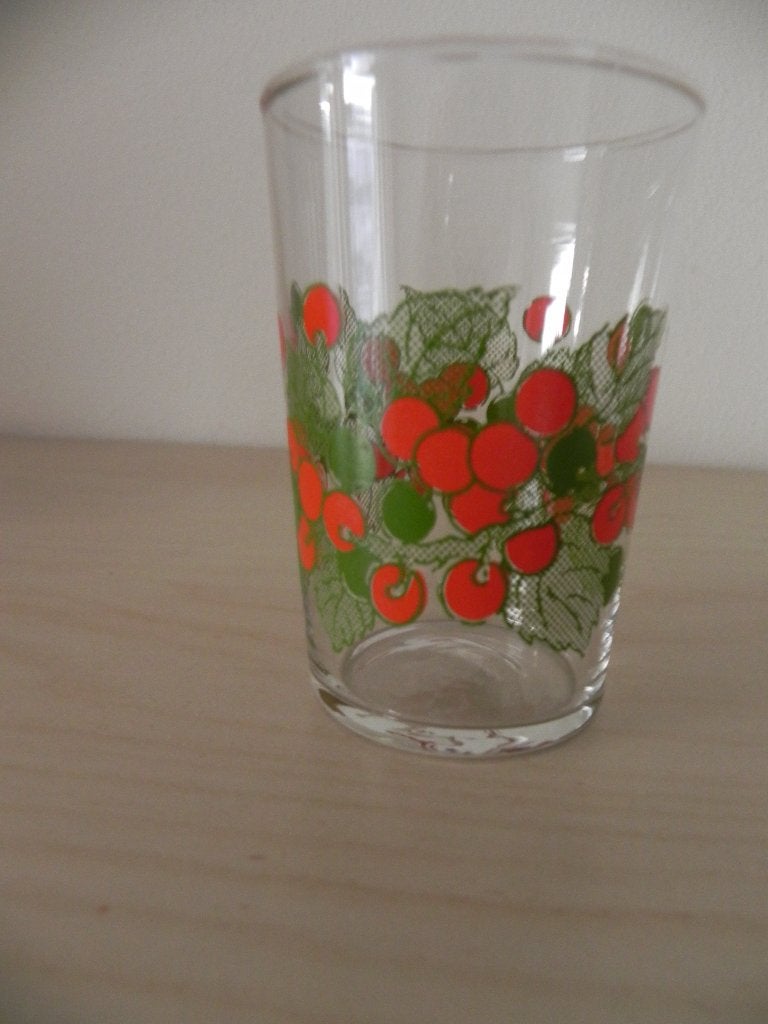glaasjes rode bes vintage, Ophalen, Zo goed als nieuw, Overige typen