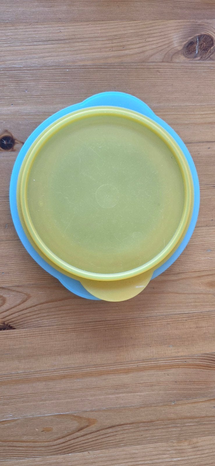 Tupperware opvouwbare kom met deksel, Ophalen, Gebruikt, Blauw, Met deksel
