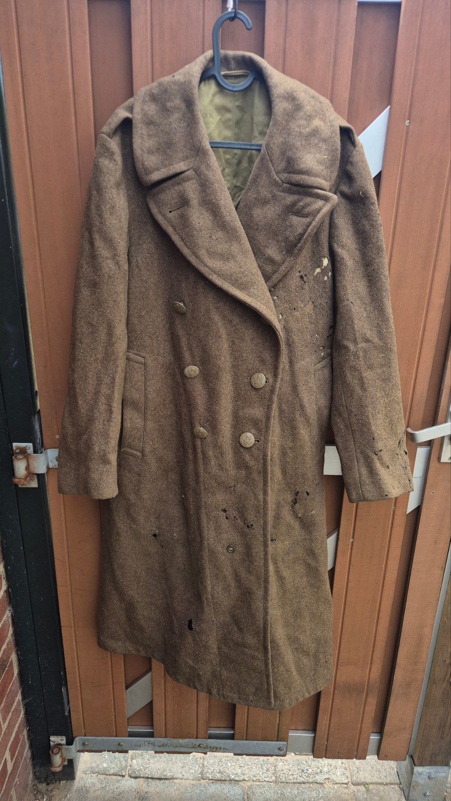 US ww2 wool overcoat 1944, Ophalen of Verzenden, Amerika, Kleding of Schoenen