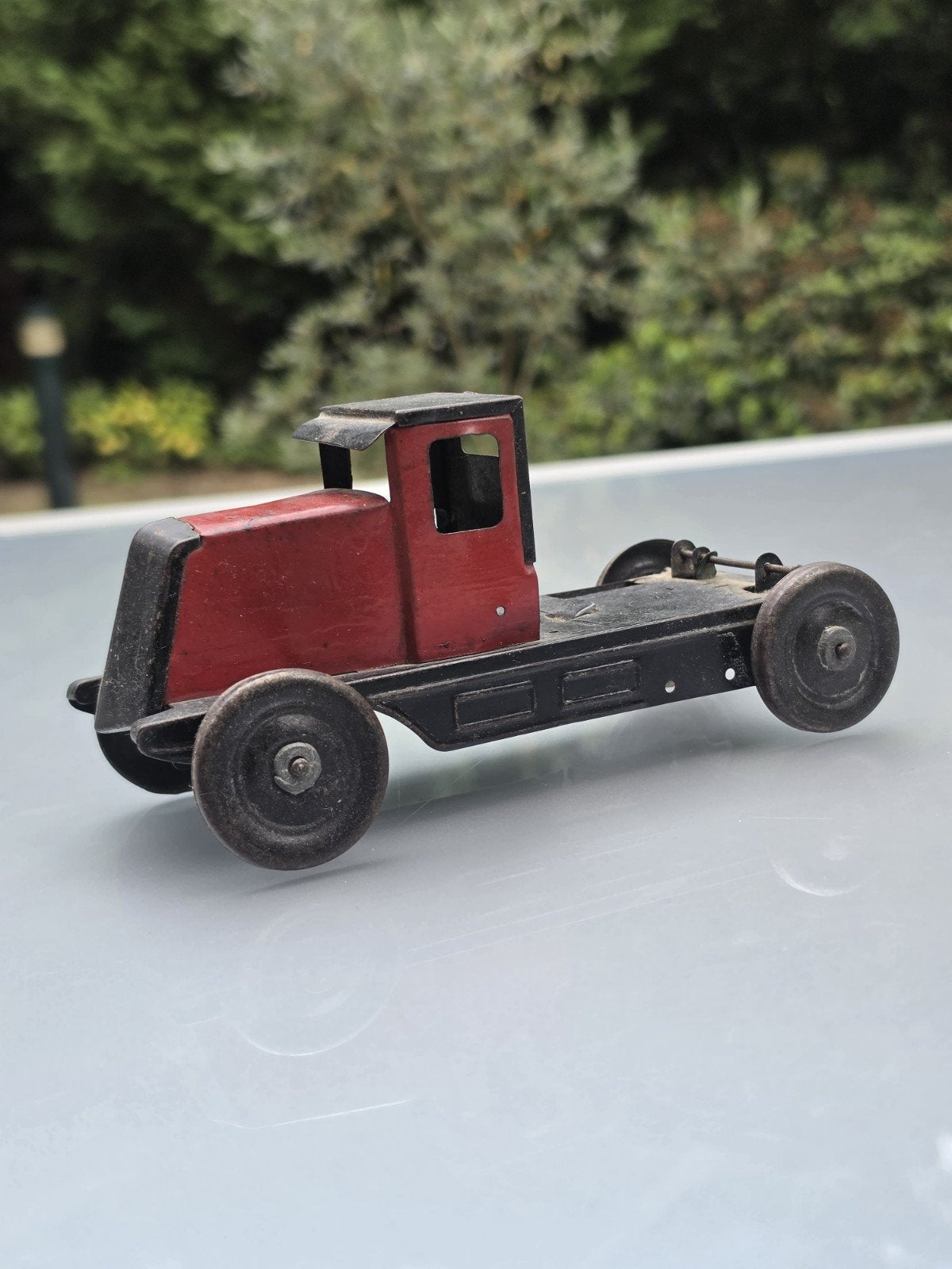Oud blikken speelgoed auto Renault Type N Charles Rossignol, Antiek en Kunst, Antiek | Speelgoed, Ophalen of Verzenden