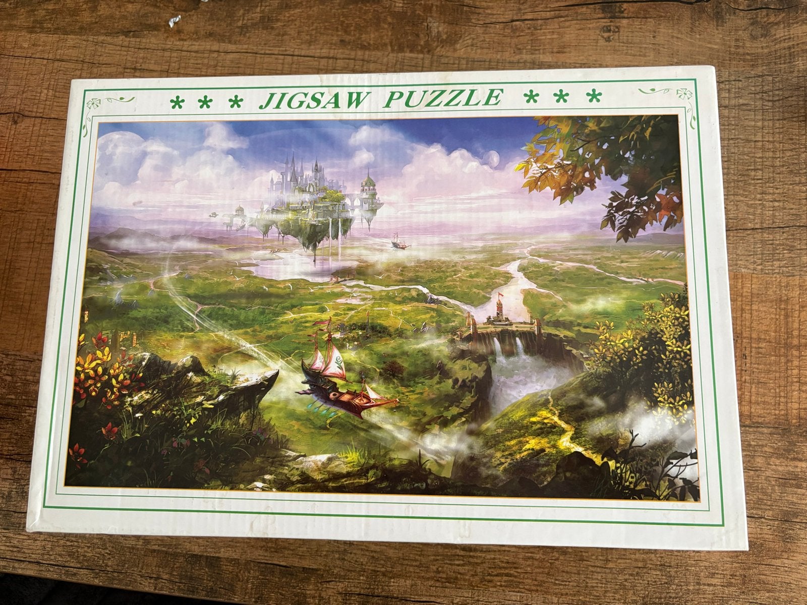 Jigsaw Legpuzzel met Fantasielandschap, Ophalen, 500 t/m 1500 stukjes, Gebruikt, Legpuzzel
