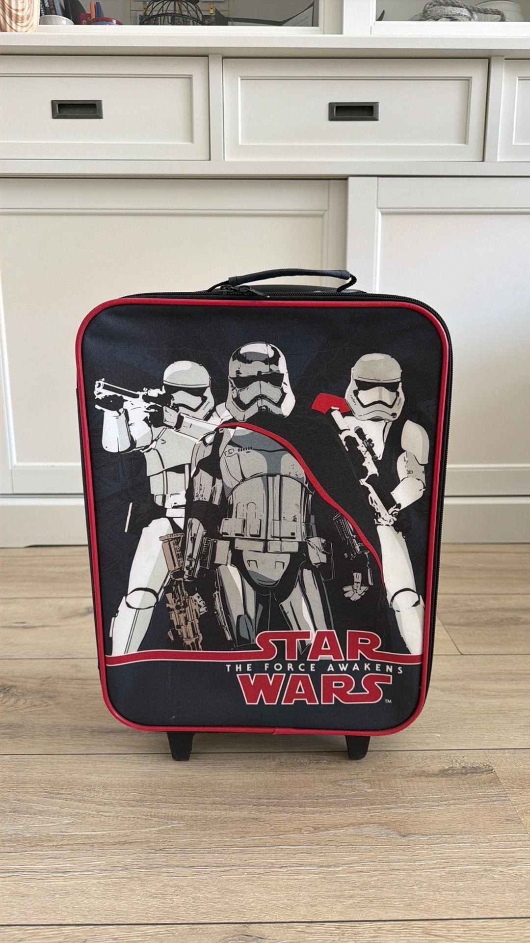 Starwars trolly koffer handbagage, Ophalen, Wieltjes, Hard kunststof, Minder dan 50 cm