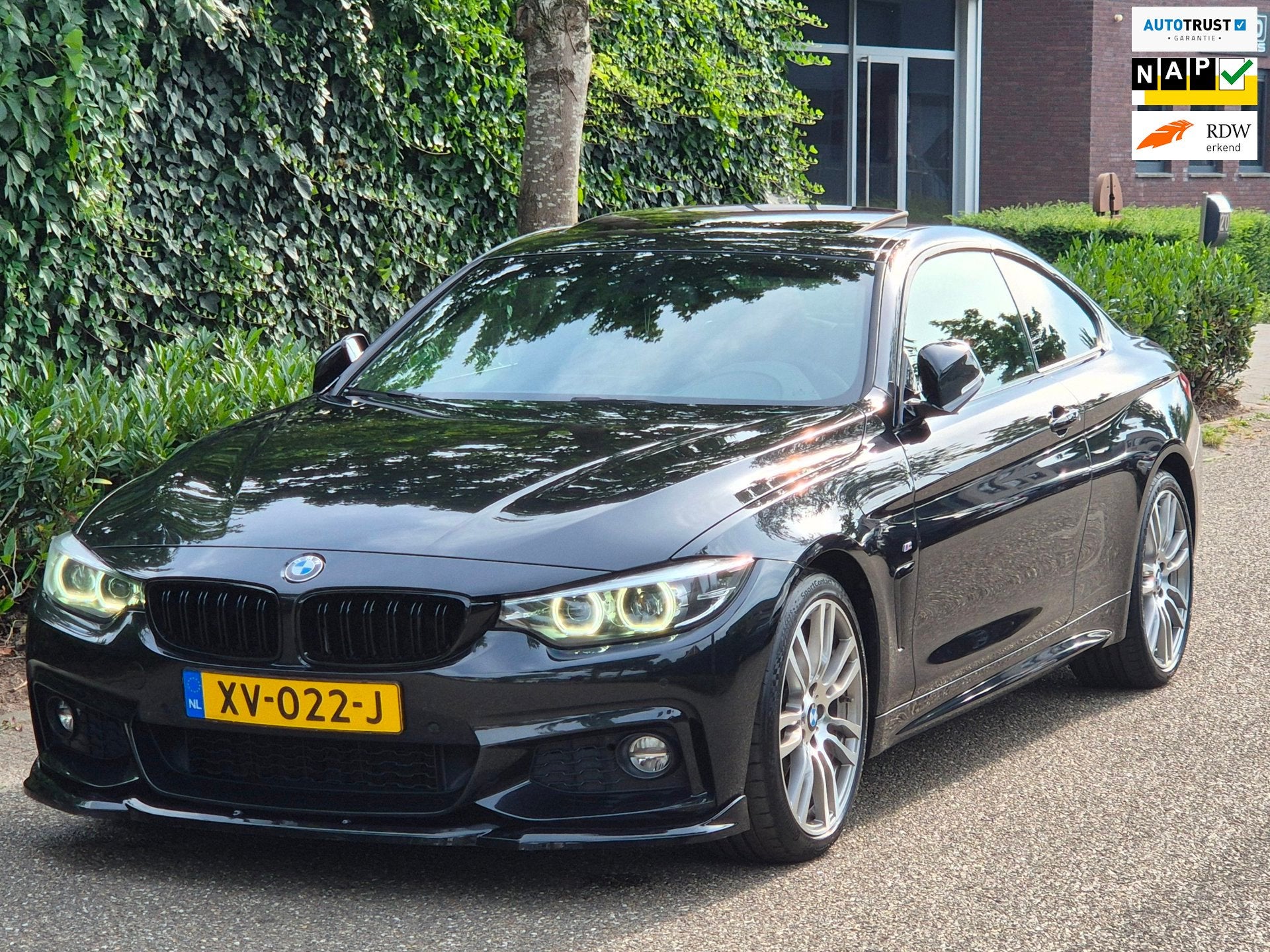 BMW 4-serie Coupé 420i M Sport High Executive Schuifdak H&K, Auto's, Automaat, 1998 cc, Achterwielaandrijving, 4 stoelen