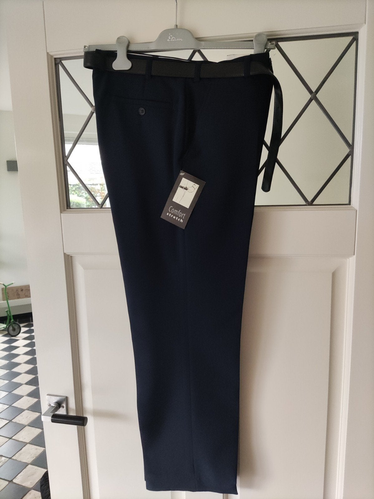 Nieuwe Etam Comfort Stretch Broek - Donkerblauw, Kleding | Heren, Ophalen of Verzenden, Nieuw, Overige maten, Blauw