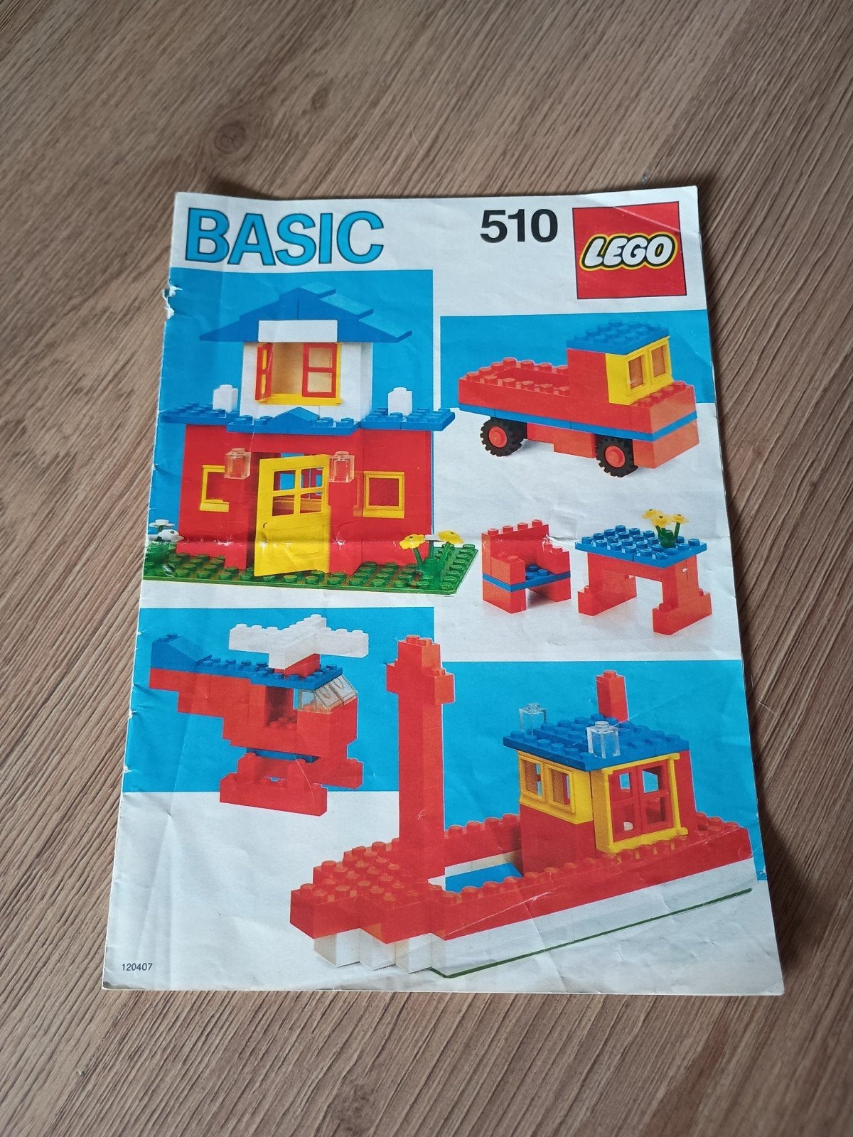 Vintage LEGO Basic 510 Bouwinstructies (1985), Ophalen of Verzenden, Gebruikt, Overige merken