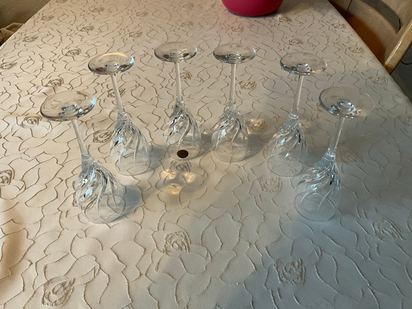 Set van 6 wijnglazen Toscane, Ophalen