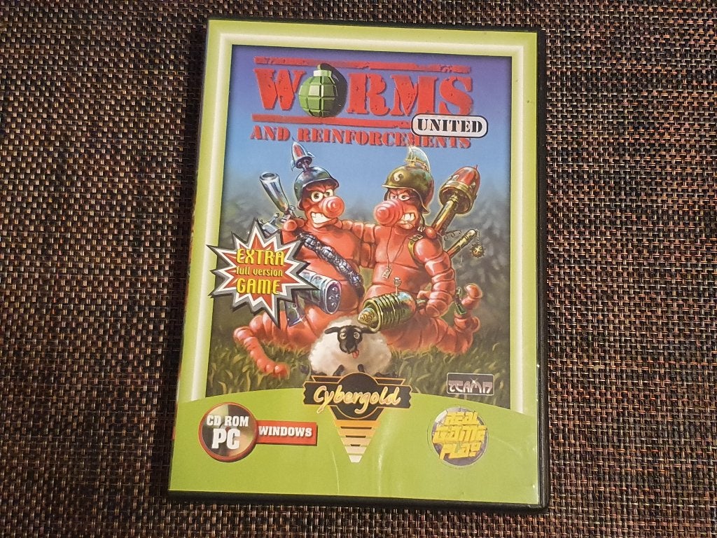 PC CD-ROM - Worms United and Reinforcements, Spelcomputers en Games, Games | Pc, 1 speler, Ophalen of Verzenden, Zo goed als nieuw