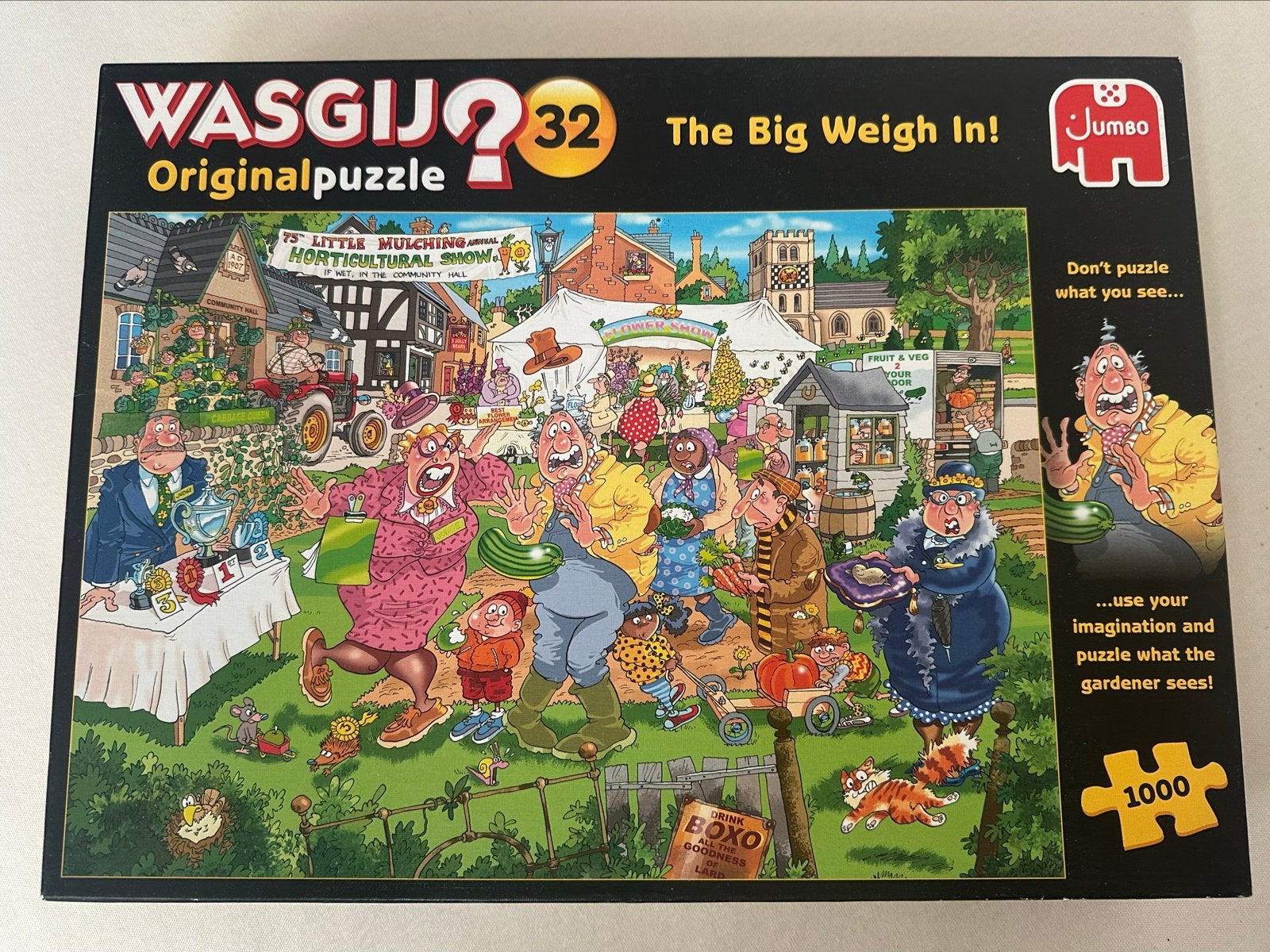 Wasgij Original 32 - The Big Weigh In! 1000 stukjes, Ophalen, 500 t/m 1500 stukjes, Gebruikt, Legpuzzel