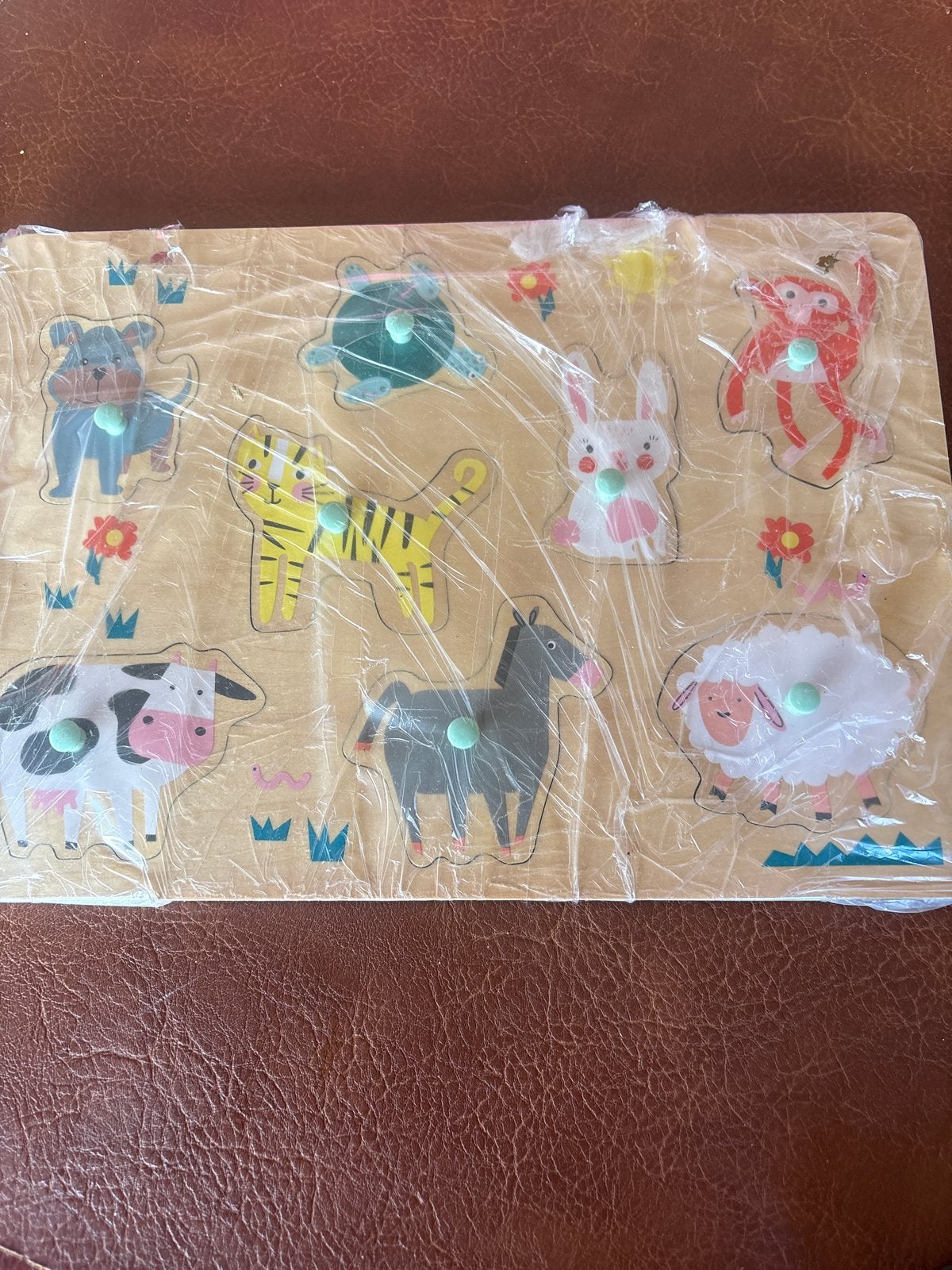 Houten Dieren Puzzel voor Kinderen, 2 tot 4 jaar, 10 tot 50 stukjes, Nieuw, Ophalen of Verzenden