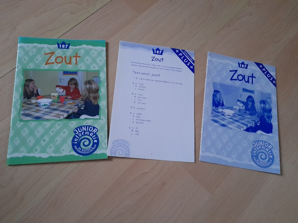 INFORMATIEBOEK 187 ZOUT, Ophalen of Verzenden, Zo goed als nieuw