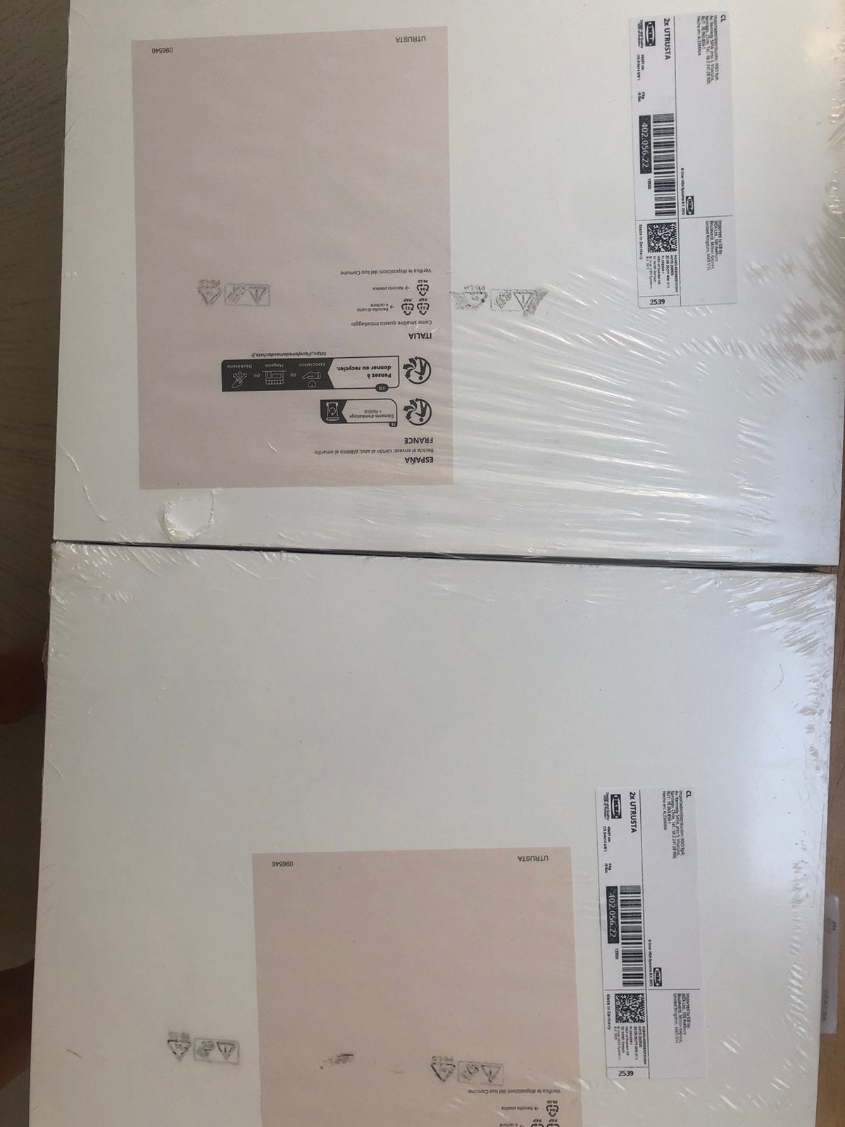 Ikea utrusta, Ophalen, Nieuw
