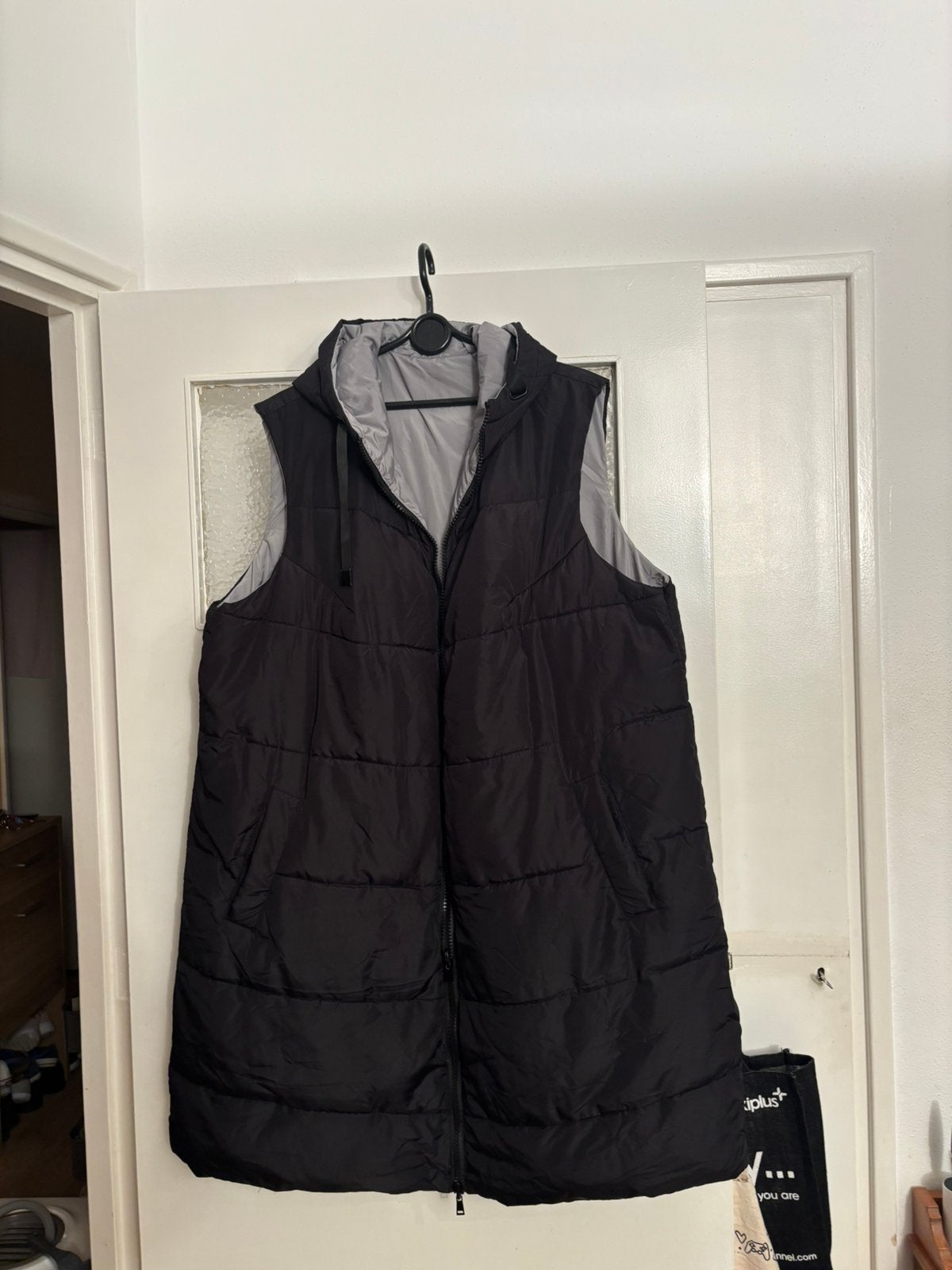 Dames bodywarmer, Kleding | Dames, Ophalen of Verzenden, Zo goed als nieuw, Maat 46/48 (XL) of groter, Zwart