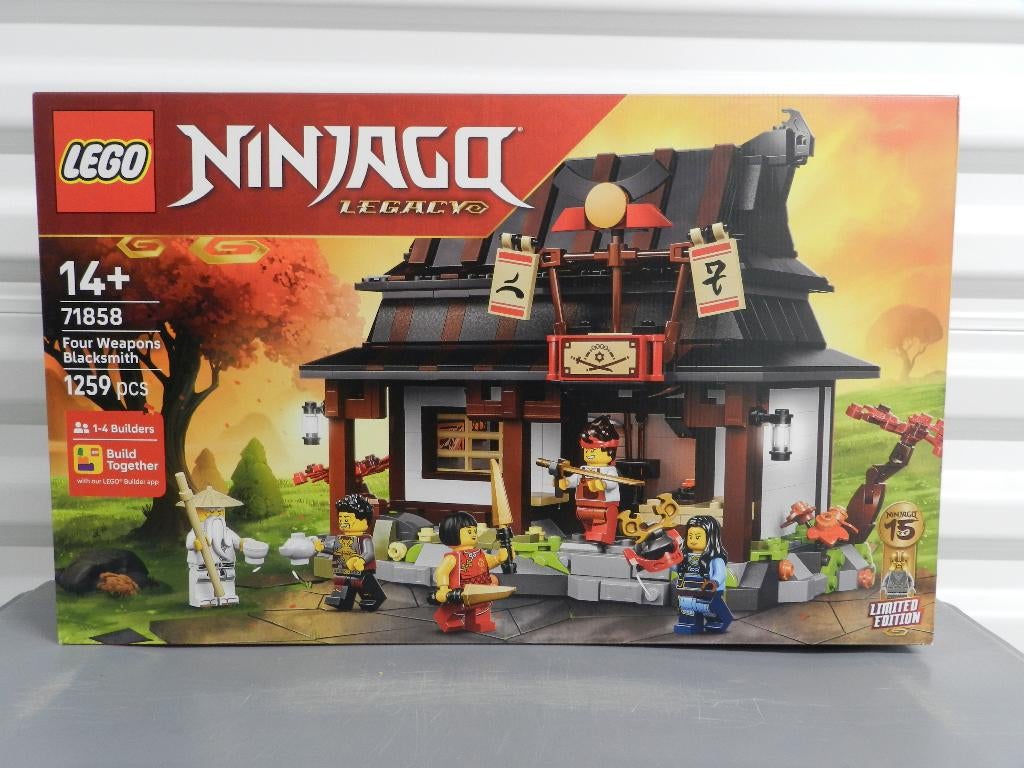 LEGO NINJAGO Smederij De Vier Wapens (71858), Kinderen en Baby's, Speelgoed | Duplo en Lego, Nieuw, Lego, Complete set, Ninjago