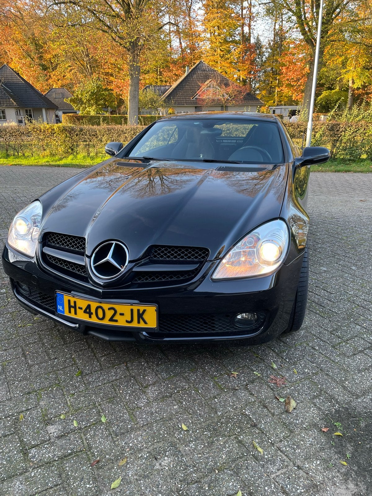 Mercedes-Benz SLK 2010 Zwart, 183 pk, Cabriolet, 1796 cc, Zwart