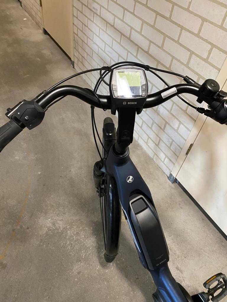 Stella Livorno Matt Blue E-bike Bosch Active Line 500Wh, Ophalen, Zo goed als nieuw, 50 km per accu of meer, Overige merken
