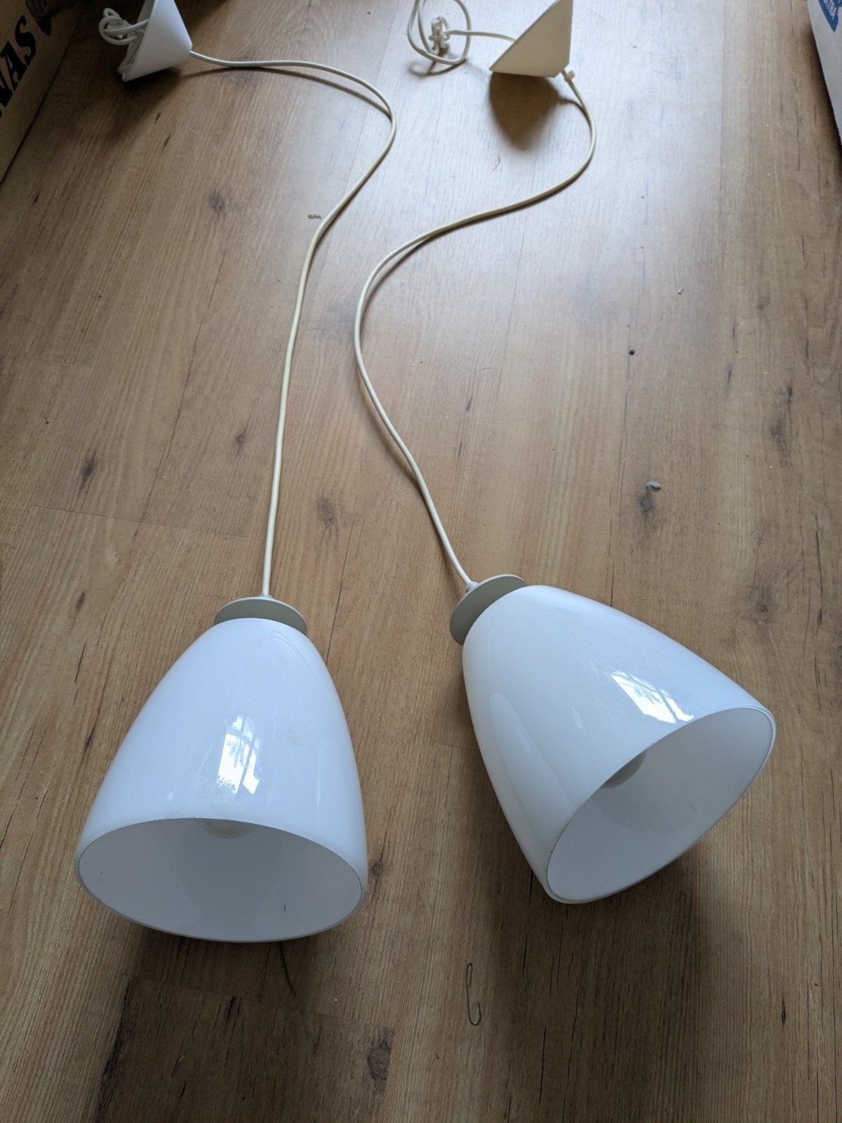 twee leuke lampjes van glas en steen, Huis en Inrichting, Ophalen, Glas