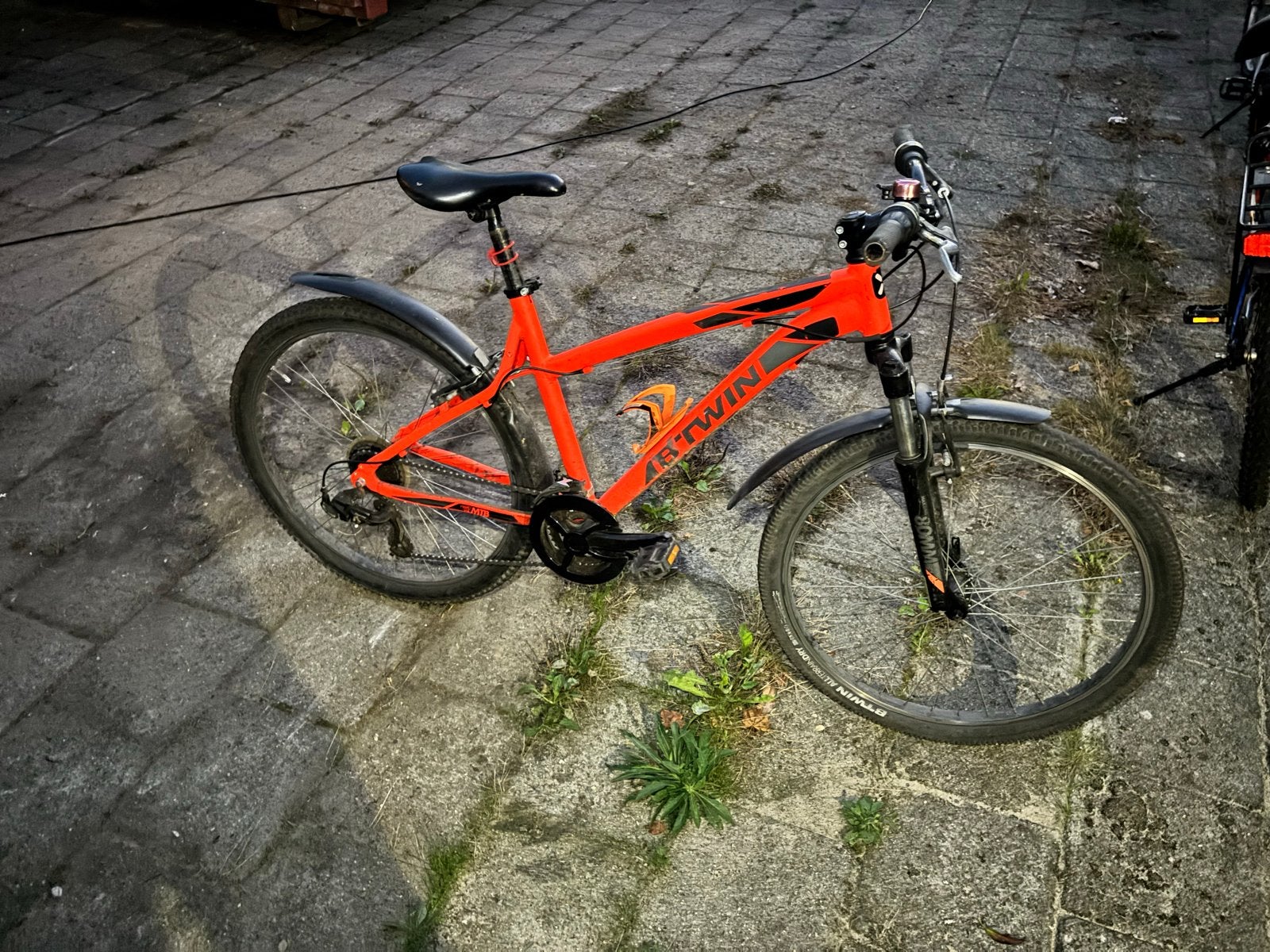 B'Twin Rockrider 340 Mountainbike - Oranje, Gebruikt, Hardtail, Heren, 49 tot 53 cm