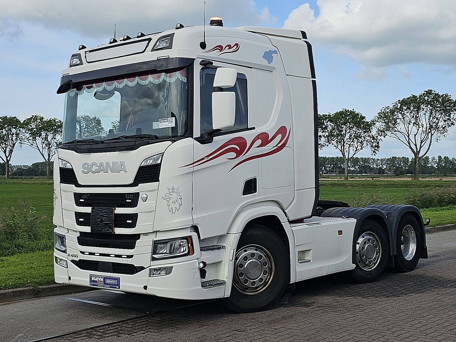 SCANIA R450 6x2/4 nb, Automaat, Euro 6, Scania, Wit