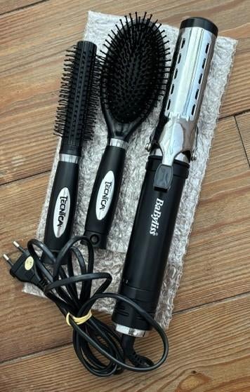 Babyliss air stijltangföhn & Tecnica modelleer haarborstels, Ophalen of Verzenden, Nieuw, Pruik of Haarverlenging