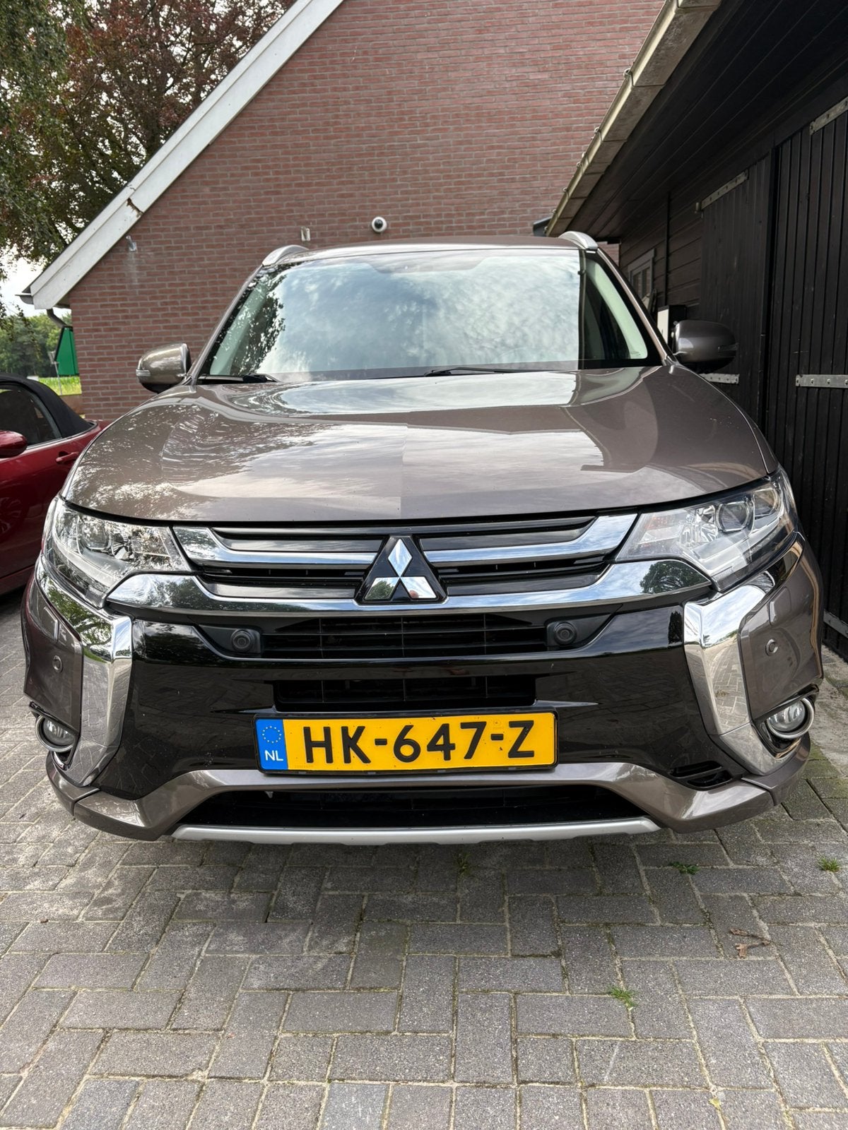 Mitsubishi Outlander PHEV exclusive leder 203pk 4WD CVT 5P, 1998 cc, Outlander, 4 cilinders, Bruin