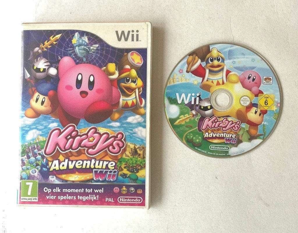 Kirby’s adventure (Wii)., Spelcomputers en Games, Games | Nintendo Wii, Avontuur en Actie, Ophalen of Verzenden, Zo goed als nieuw