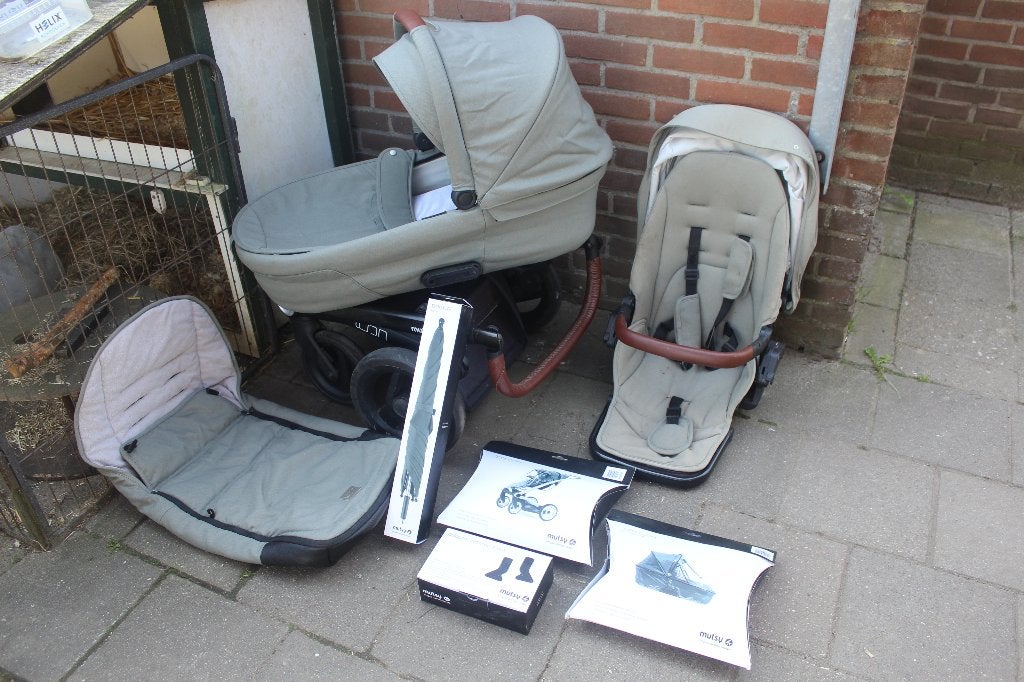 < Complete Kinderwagen Set Mutsy Icon Jade Green >, Kinderen en Baby's, Kinderwagens en Combinaties, Gebruikt, Ophalen of Verzenden