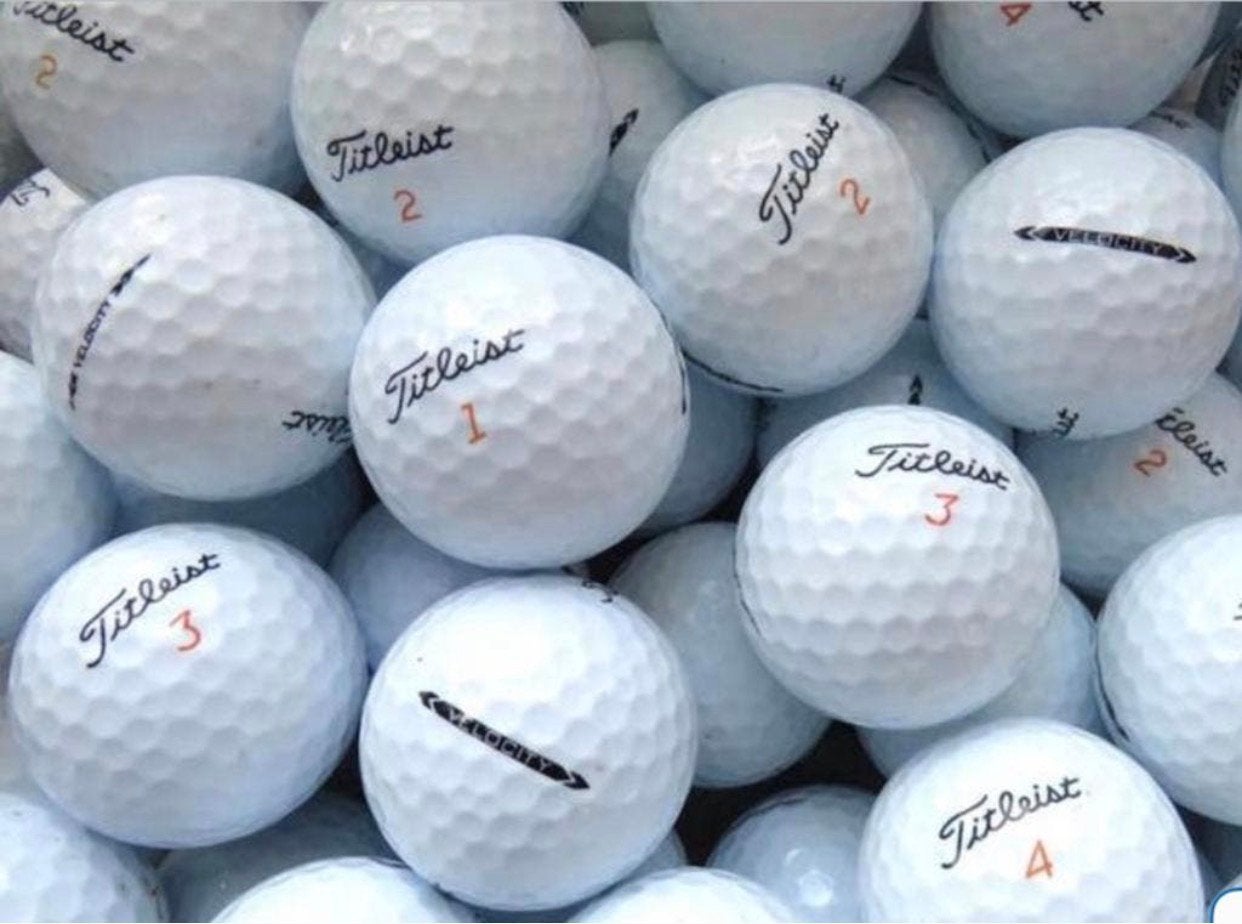 TITLEIST VELOCITY PREMIUM TOUR GOLFBALLEN - 50  STUKS, Sport en Fitness, Ophalen, Zo goed als nieuw, Bal(len), Callaway