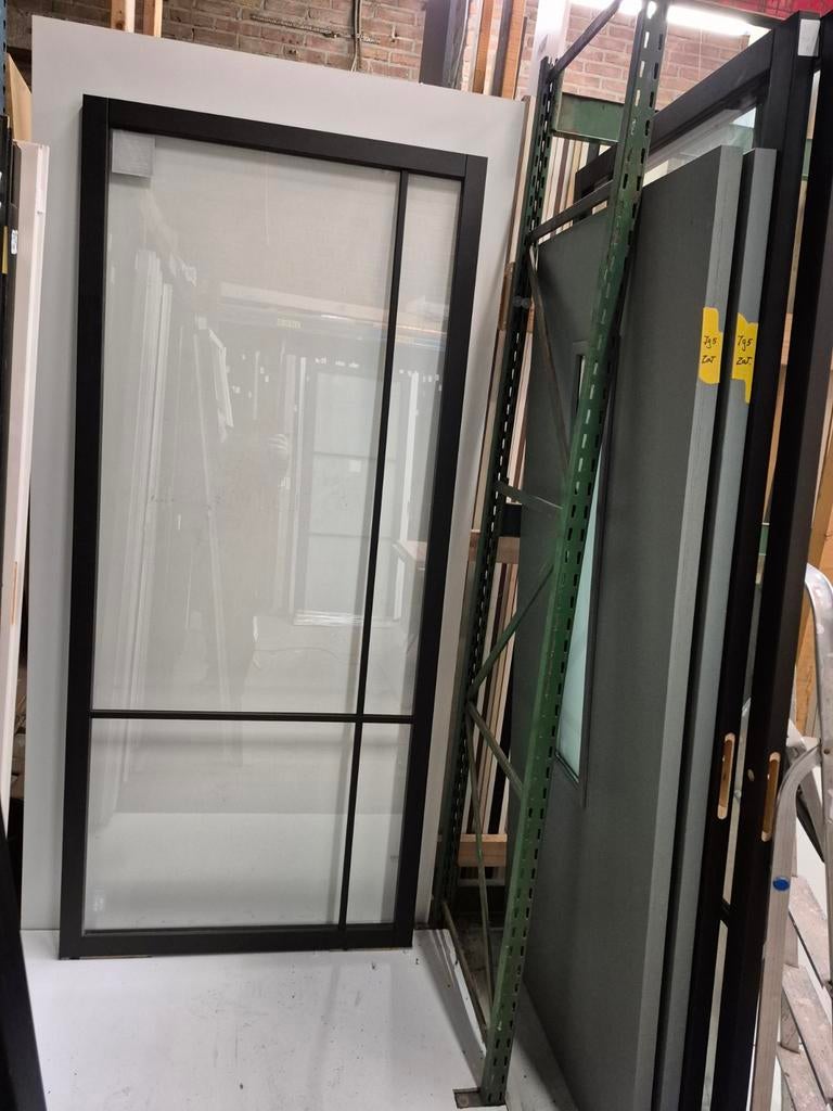 103x231,5cm extra brede deur ook mooi als schuifdeur! HJD1, Binnendeur, Nieuw, Schuifdeur, Glas