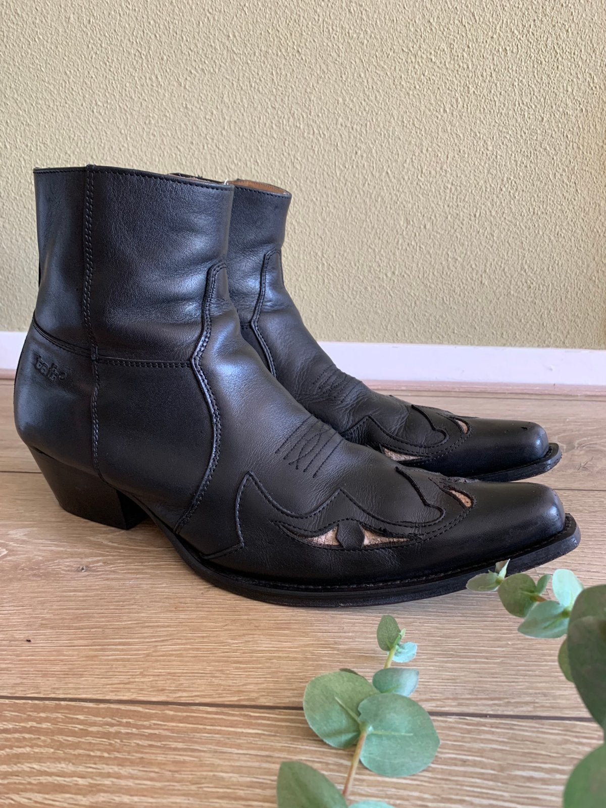 Taft enkellaarsjes met rits 46 western boots cowboylaarzen, -, Zwart, -, Boots