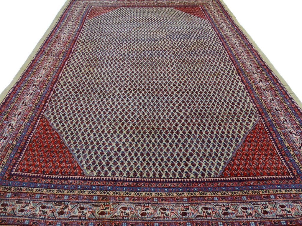 Perzisch tapijt - Sarouk Mir - 395 x 267 cm - Handgeknoopt, Antiek - Klassiek - Modern - Eclectisch, -, -, 200 cm of meer