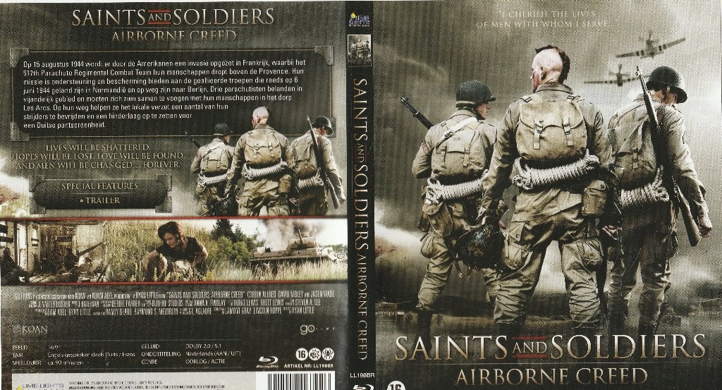 Saints and soldiers blu ray, Cd's en Dvd's, Blu-ray, Ophalen of Verzenden, Zo goed als nieuw, Actie