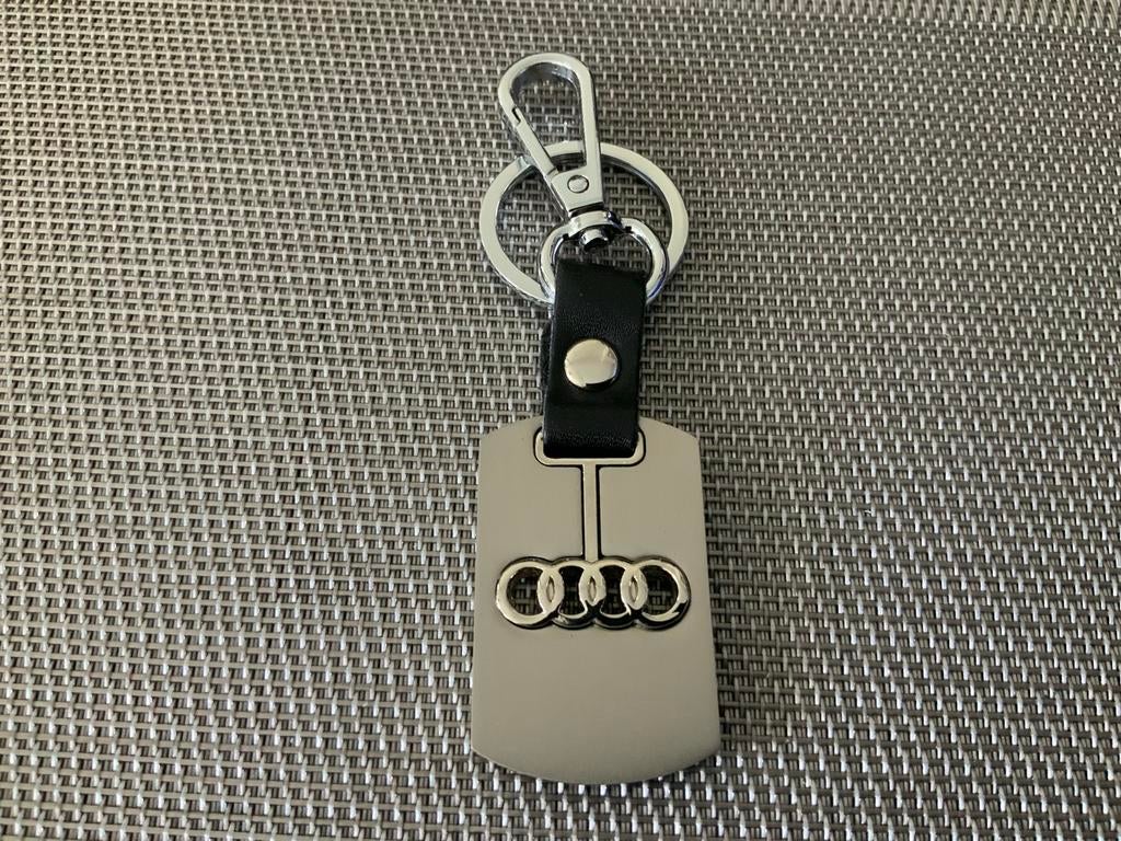 Audi Sleutelhanger Nieuw 3D Zilver, Ophalen of Verzenden, Nieuw