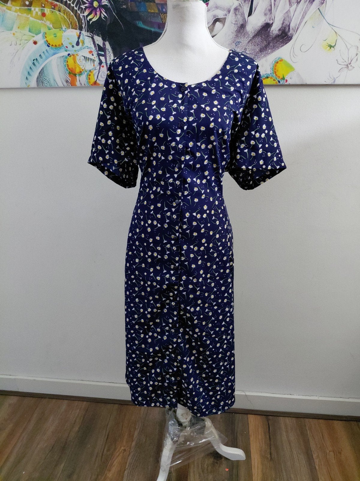 Prachtige lange jurk van bpc bonprix maat 54, Kleding | Dames, Blauw, Maat 46/48 (XL) of groter, Ophalen of Verzenden, Zo goed als nieuw