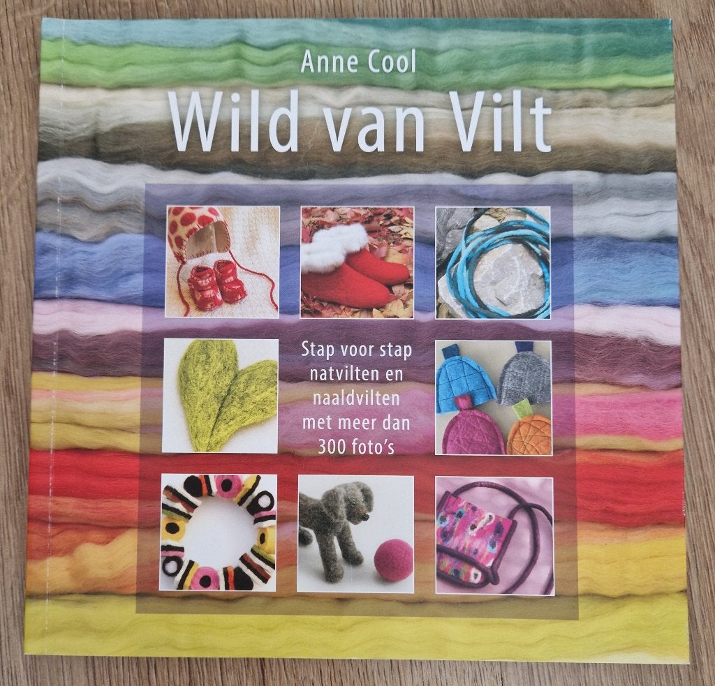Boek: Wild van Vilt - Anne Cool, Hobby en Vrije tijd, Vilt, Ophalen of Verzenden, Zo goed als nieuw, Boek of Patroon