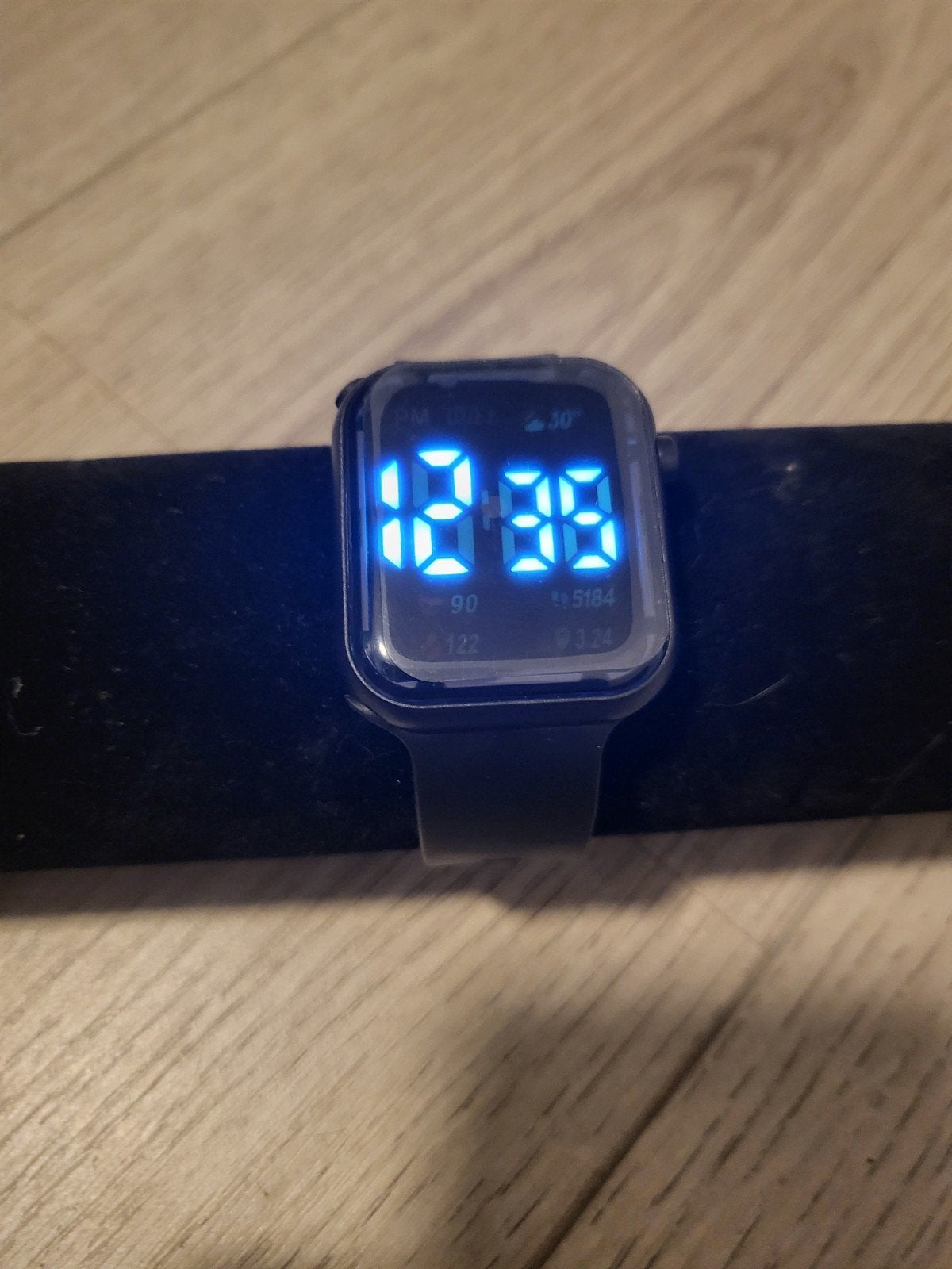 Nieuw Smartwatch met Hartslagmeter en Stappenteller, Ophalen of Verzenden, Stappen, Nieuw, Zwart