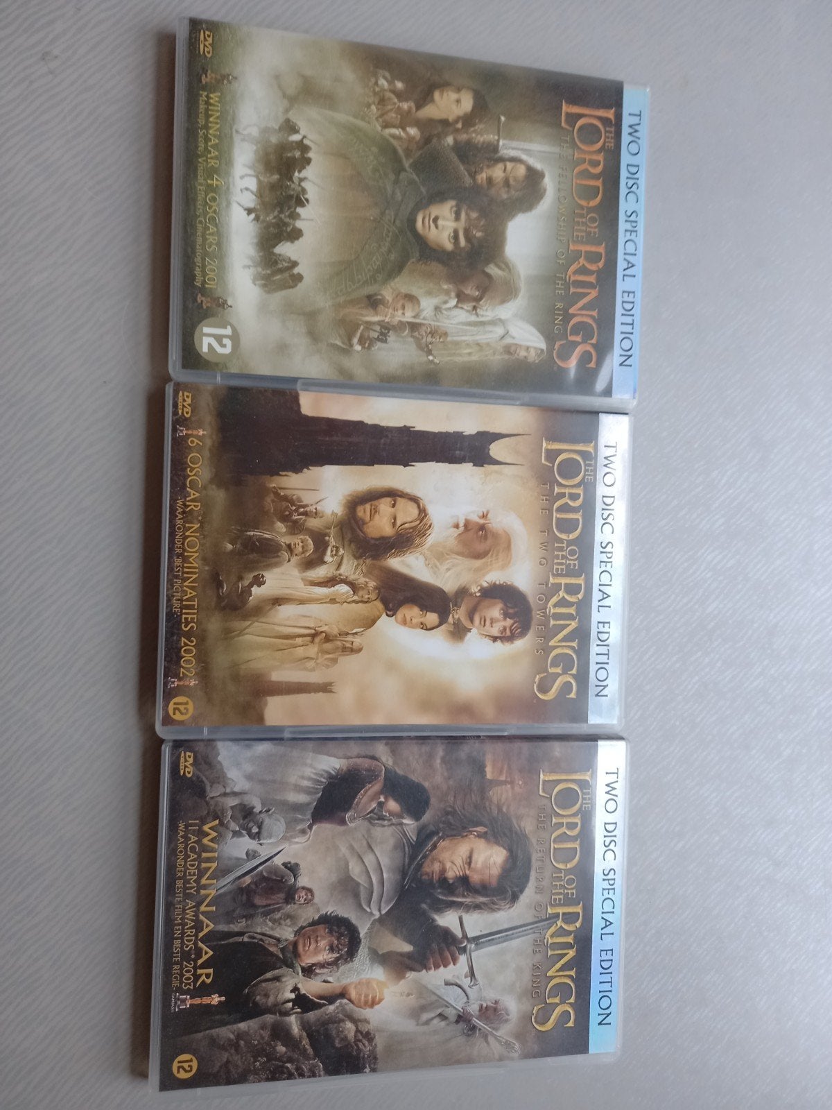 Complete serie lord of the ring., Vanaf 12 jaar, Ophalen of Verzenden, Zo goed als nieuw