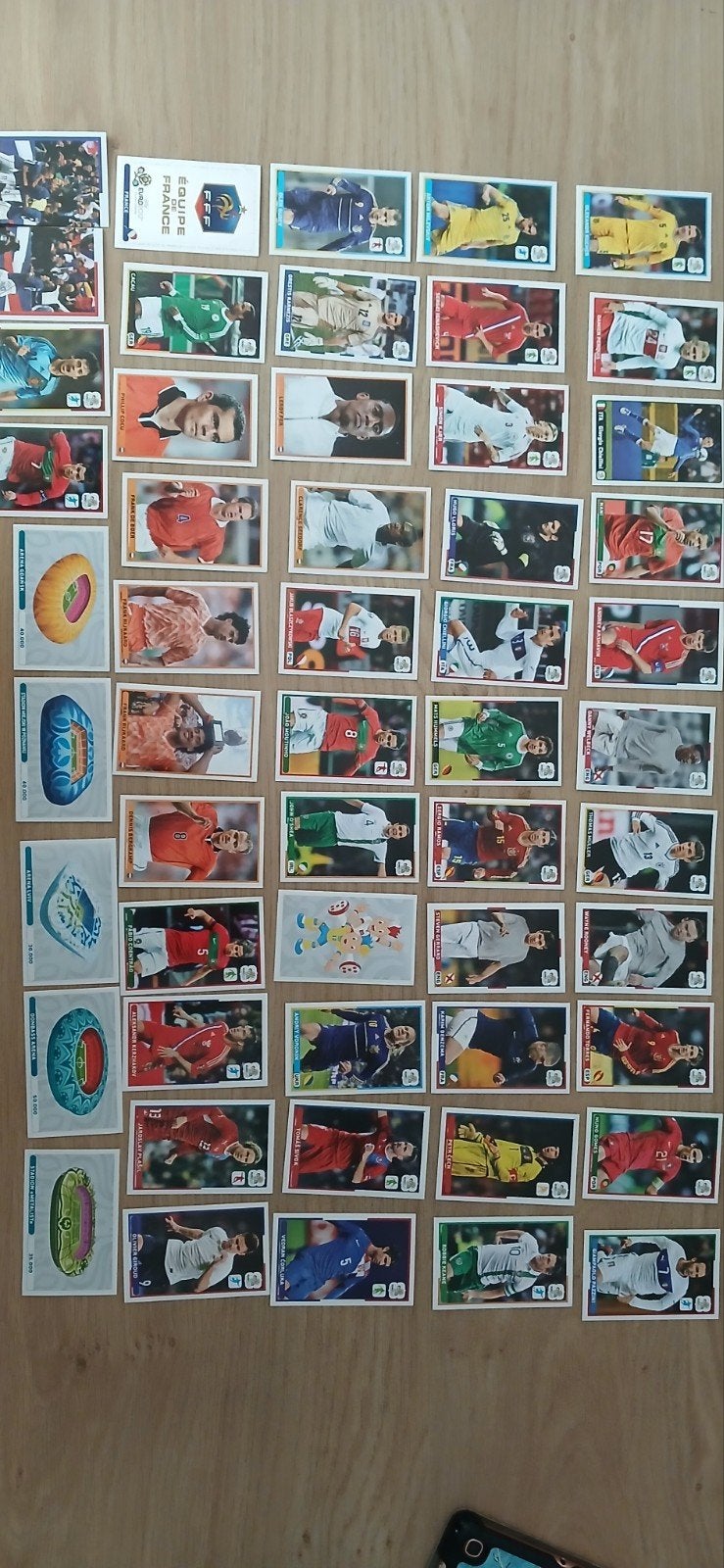 Panini 2012 plaatjes met o.a. Cristiano Ronaldo, David Silva, Ophalen of Verzenden, Gebruikt, Buitenlandse clubs, Poster, Plaatje of Sticker