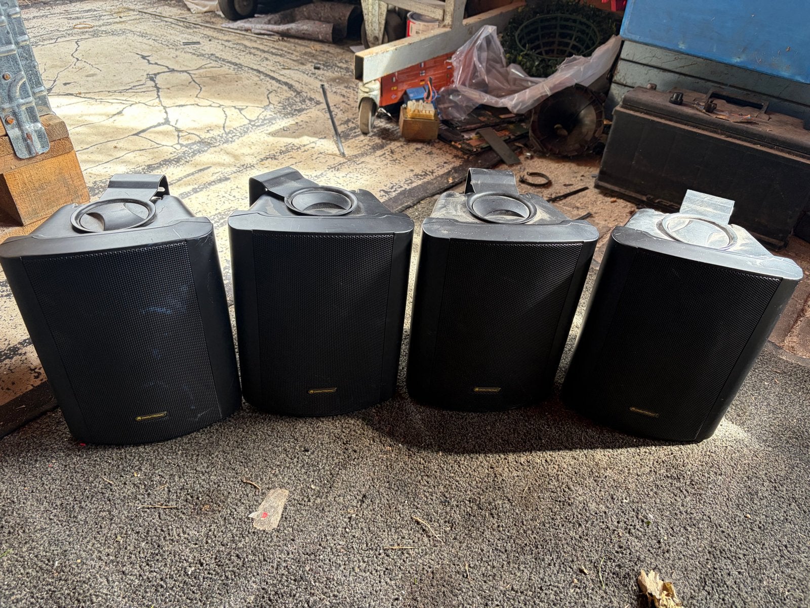 Omnitronic C-50A Actieve Speakerset (4 stuks), Overige merken, Gebruikt, Geen, Ophalen of Verzenden