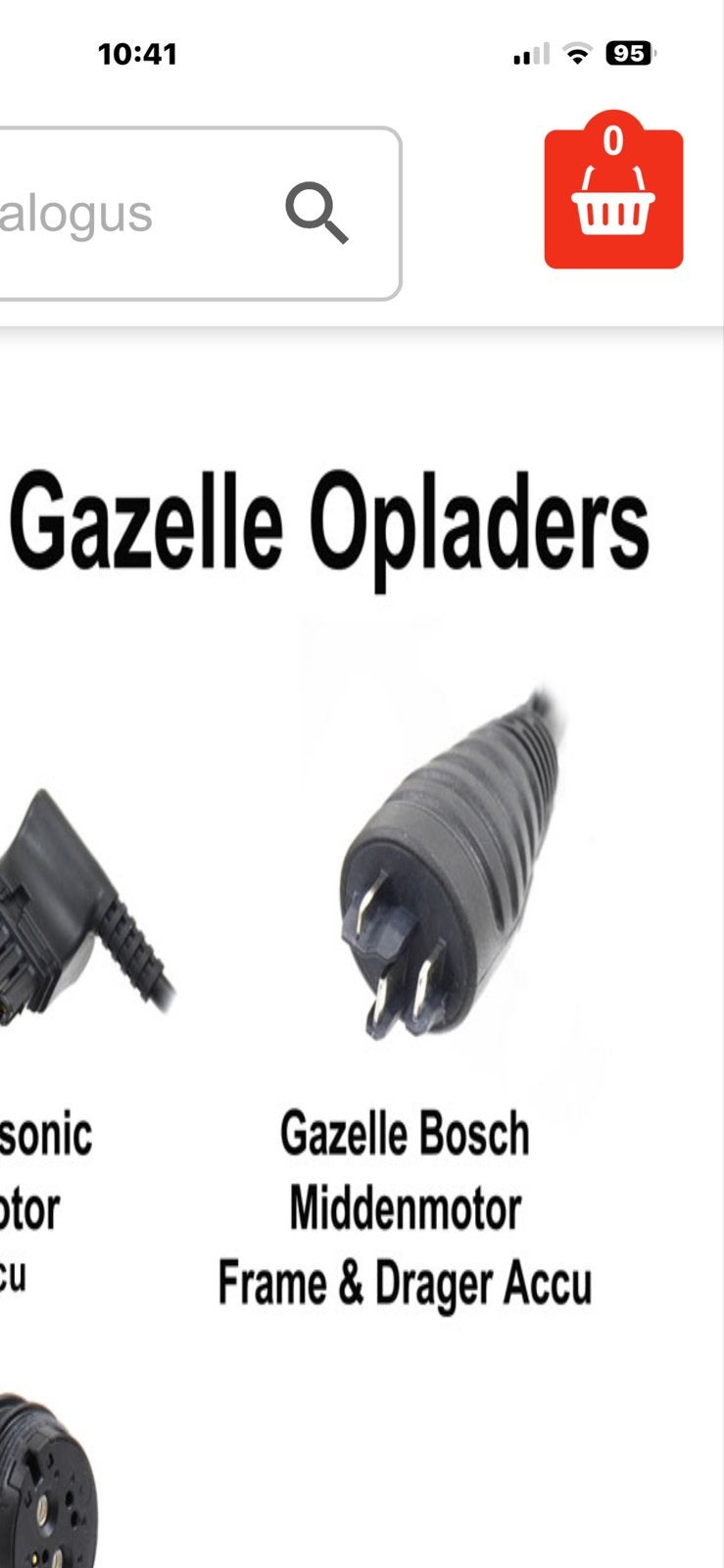 Gazelle Oplader voor E-bike (Bosch Middenmotor), Gebruikt