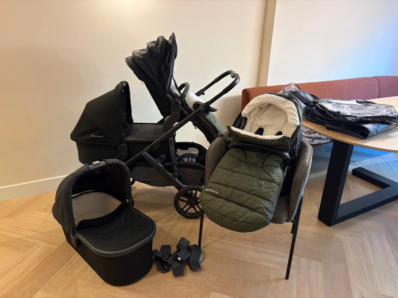 UPPAbaby Vista V2 Duowagen - Compleet voor tweeling, Kinderen en Baby's, Ophalen, Gebruikt